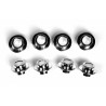 BEARING SPACERS ALU 8MM (8PCS)